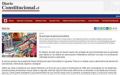 El principio de plurinacionalidad